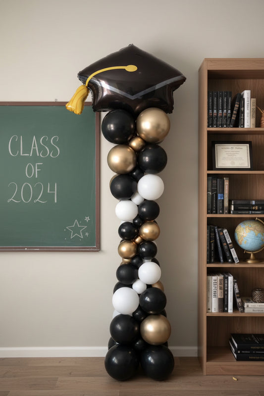 Graduation Balloon Tower