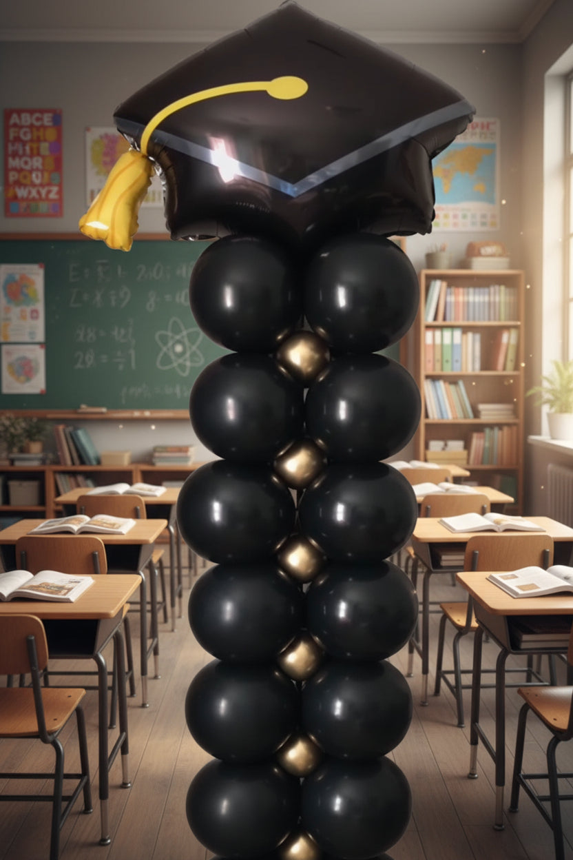 Graduation Balloon Tower