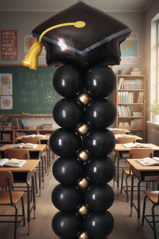 Graduation Balloon Tower