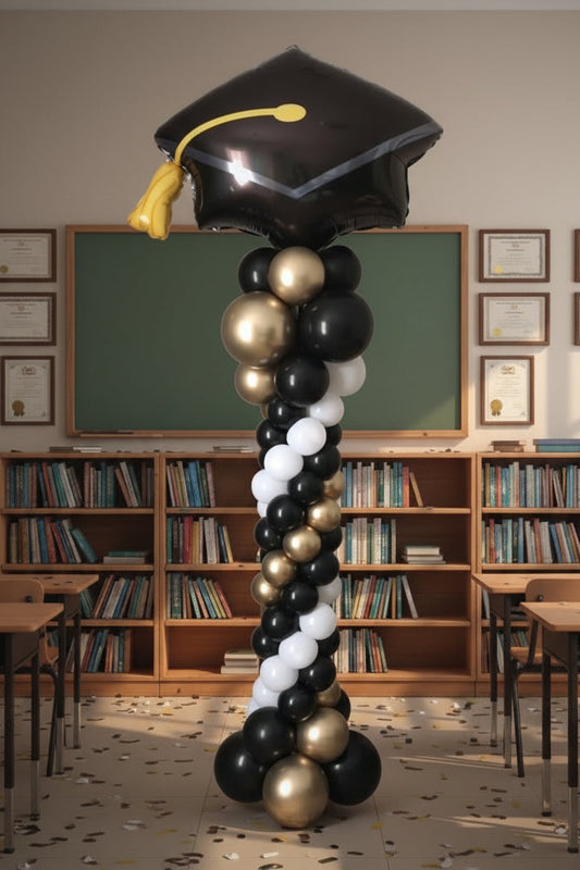 Graduation Balloon Tower