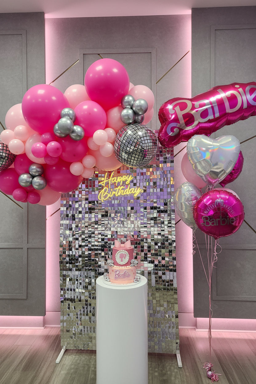 Barbie Balloon Garland to Go