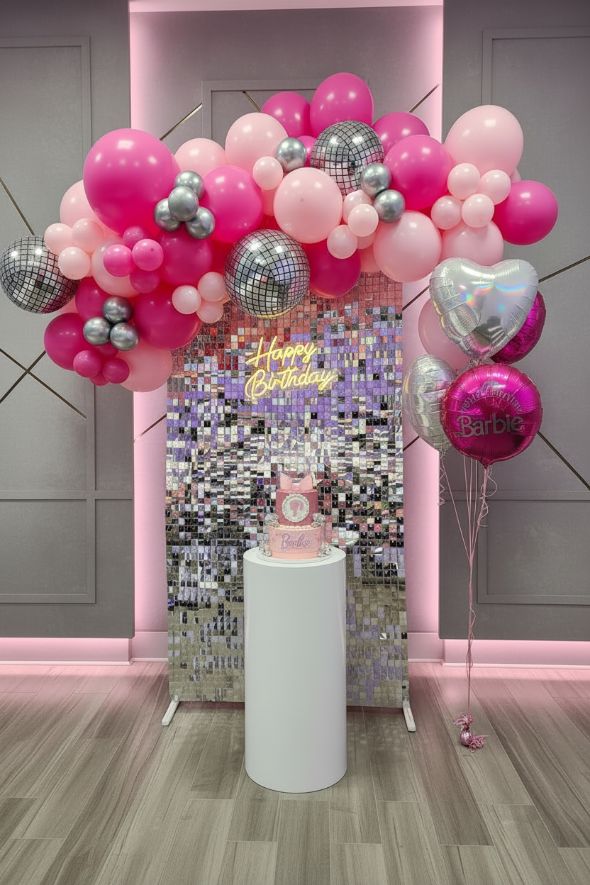 Barbie Balloon Garland to Go