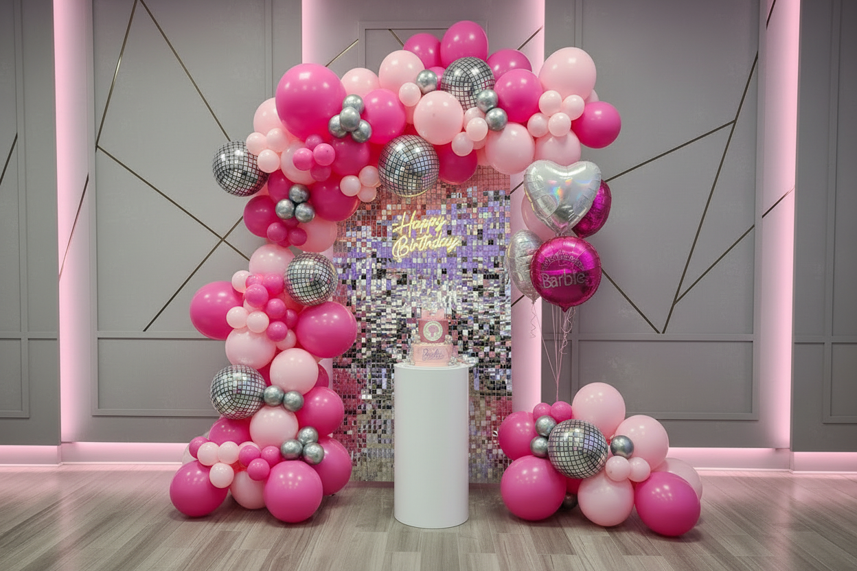 Barbie Balloon Garland to Go