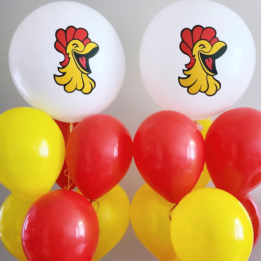 LOGO Helium Balloons Bunch