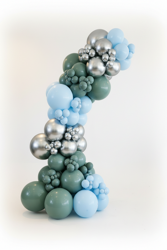 Winter Onederland Balloon Garland to Go