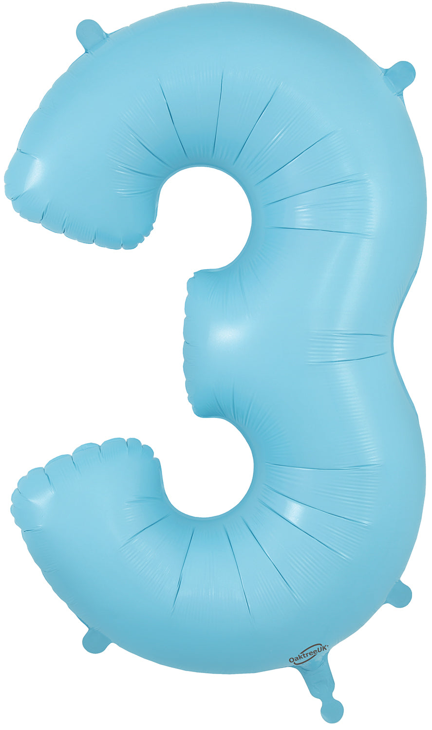 Foil Number Balloon 34" Matte Blue