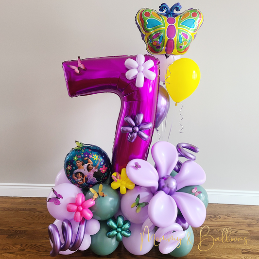 "Encanto" Number Balloon Bouquet