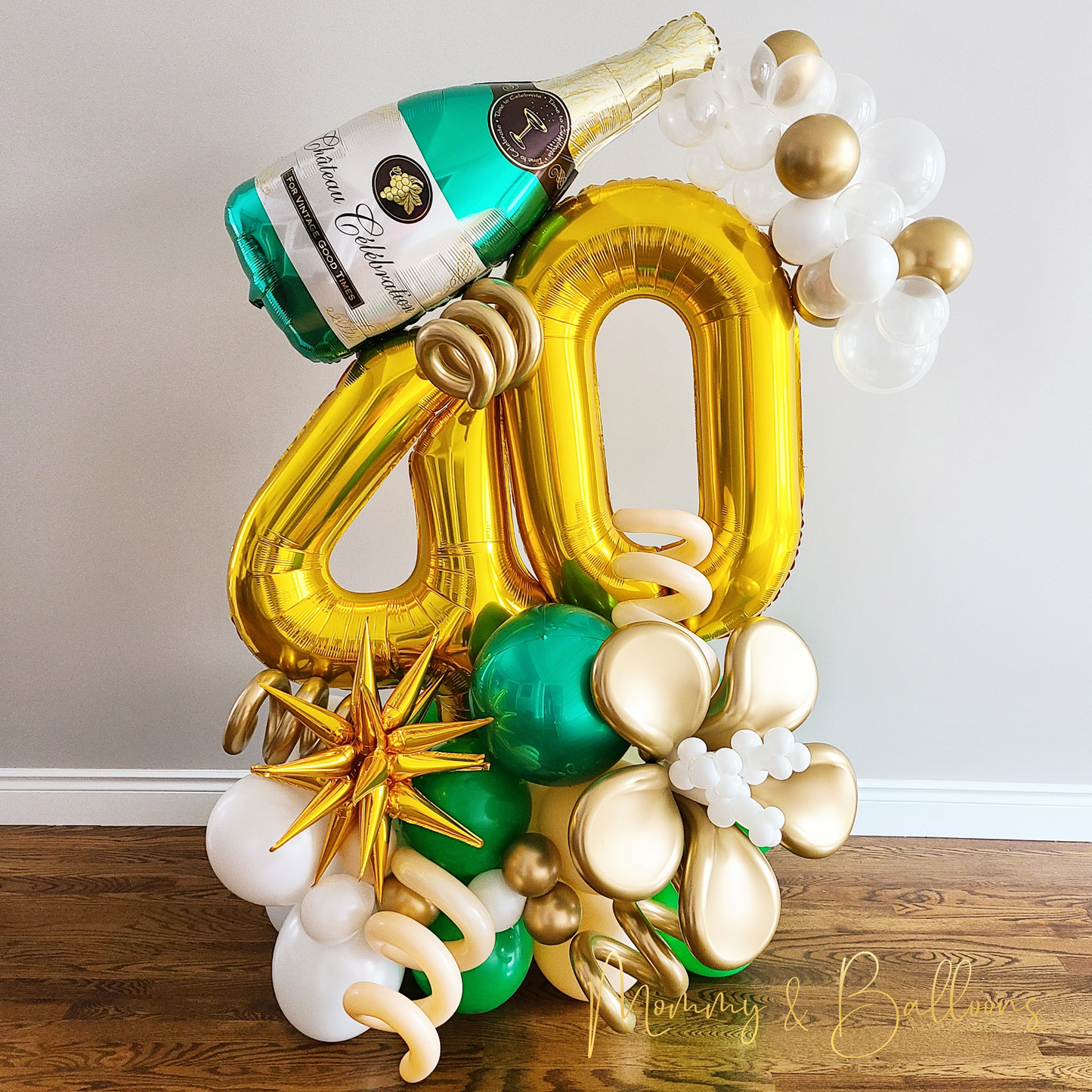 "Anniversary" Number Balloon Bouquet