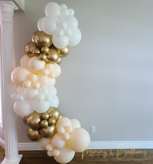 "Gold and Blush" Balloon Garland To Go