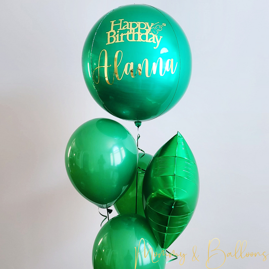 "Happy Birthday" Helium Bunch